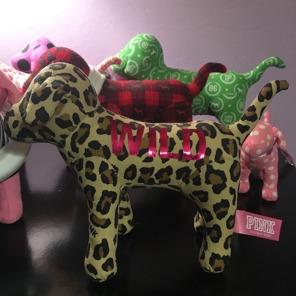 COLLECTIBLE PINK CHEETAH “WILD” DOG